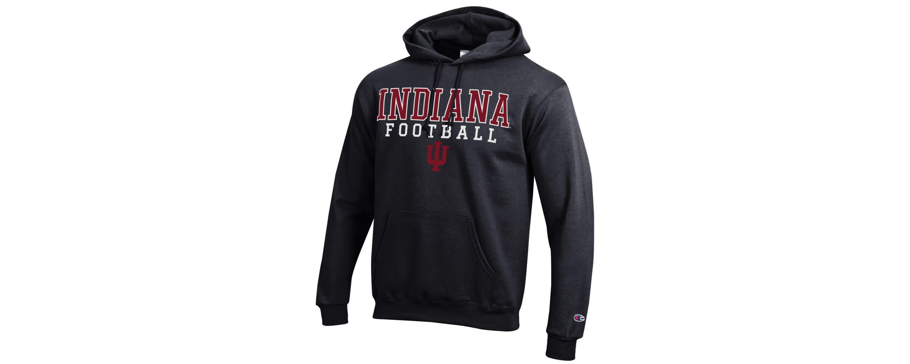 NCAA Indiana Hoosiers Football Stack Pullover Hoodie