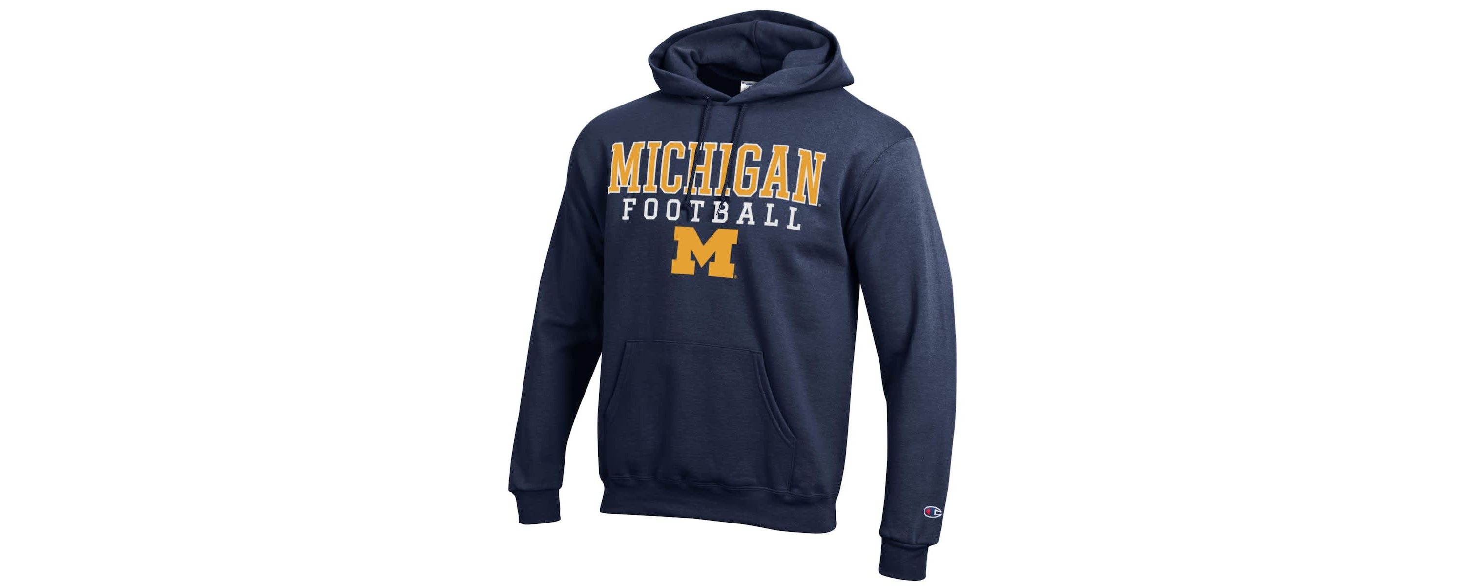 NCAA Michigan Wolverines Football Stack Pullover Hoodie