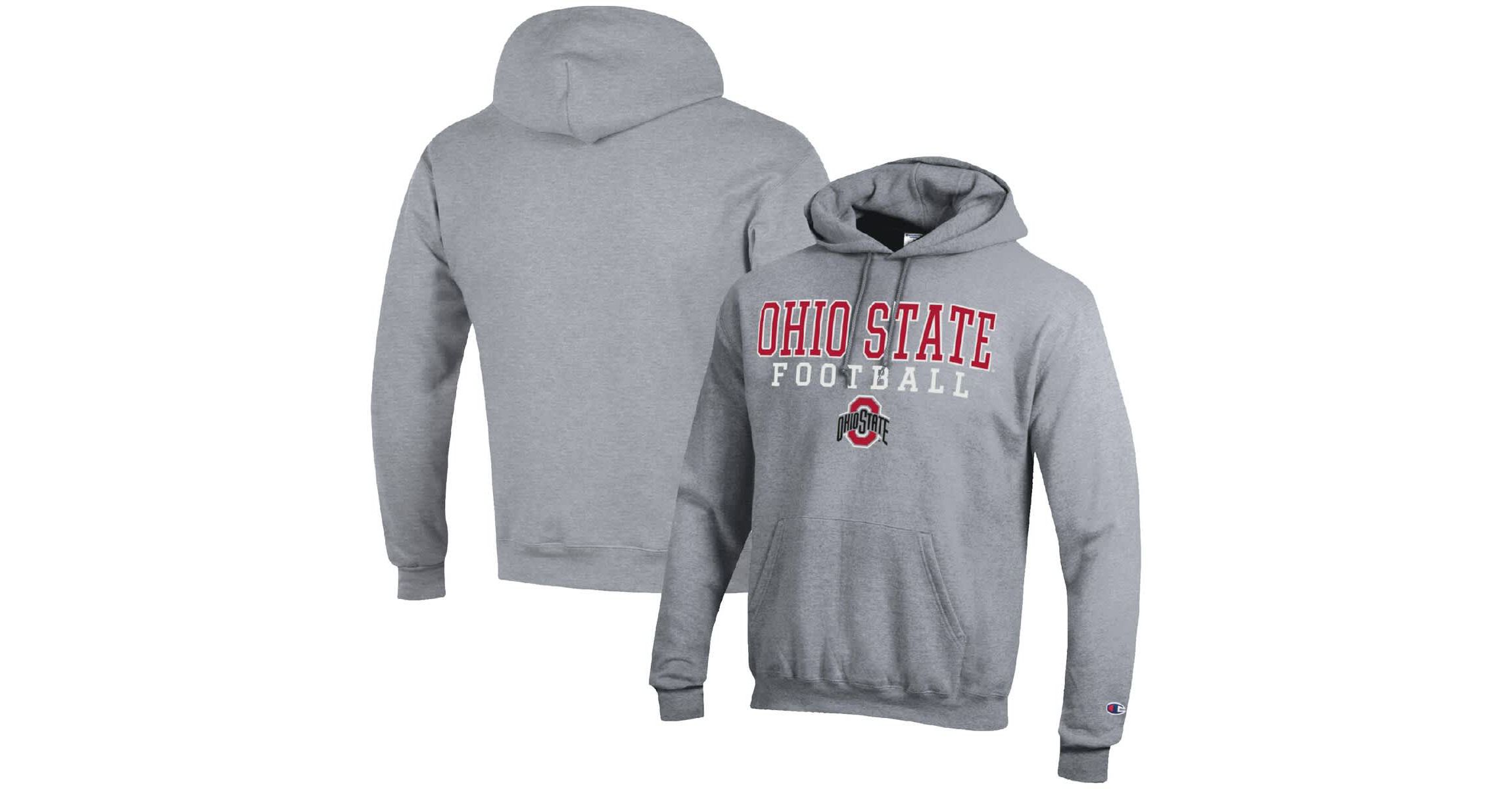 NCAA Ohio State Buckeyes Football Stack Pullover Hoodie