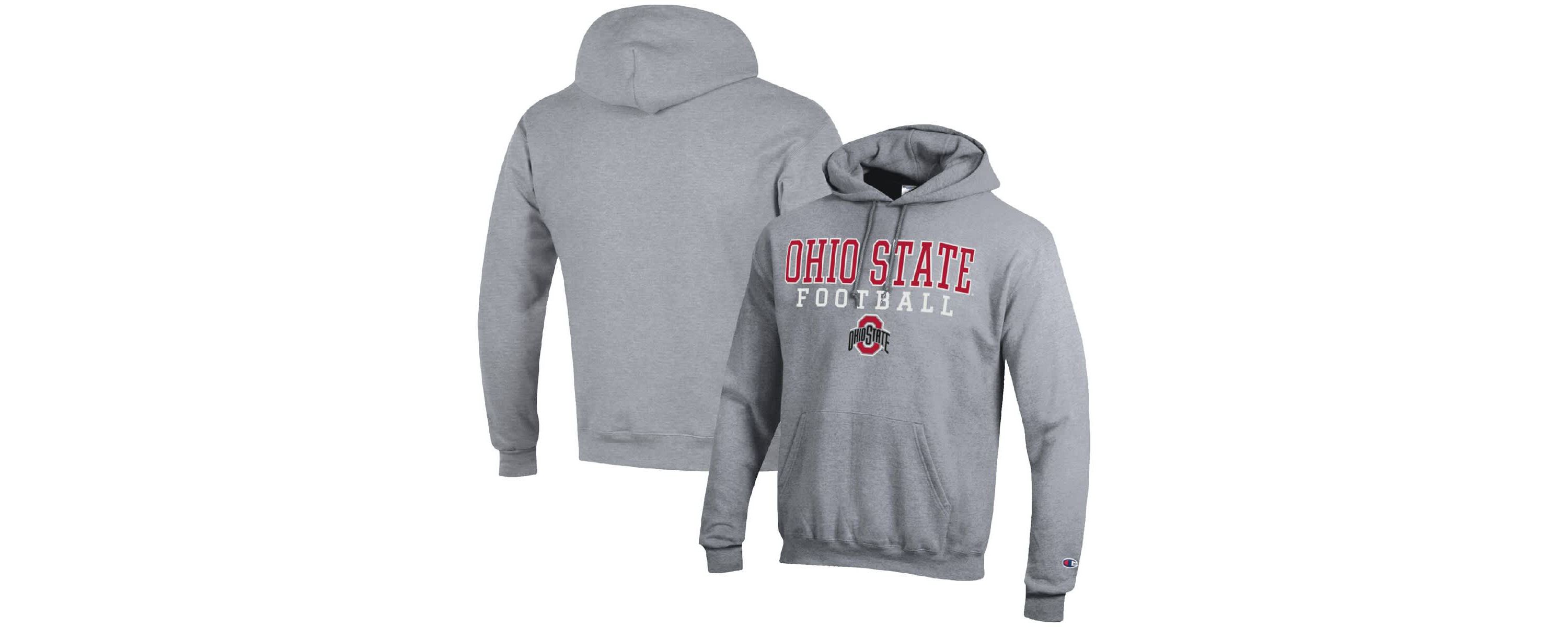 NCAA Ohio State Buckeyes Football Stack Pullover Hoodie