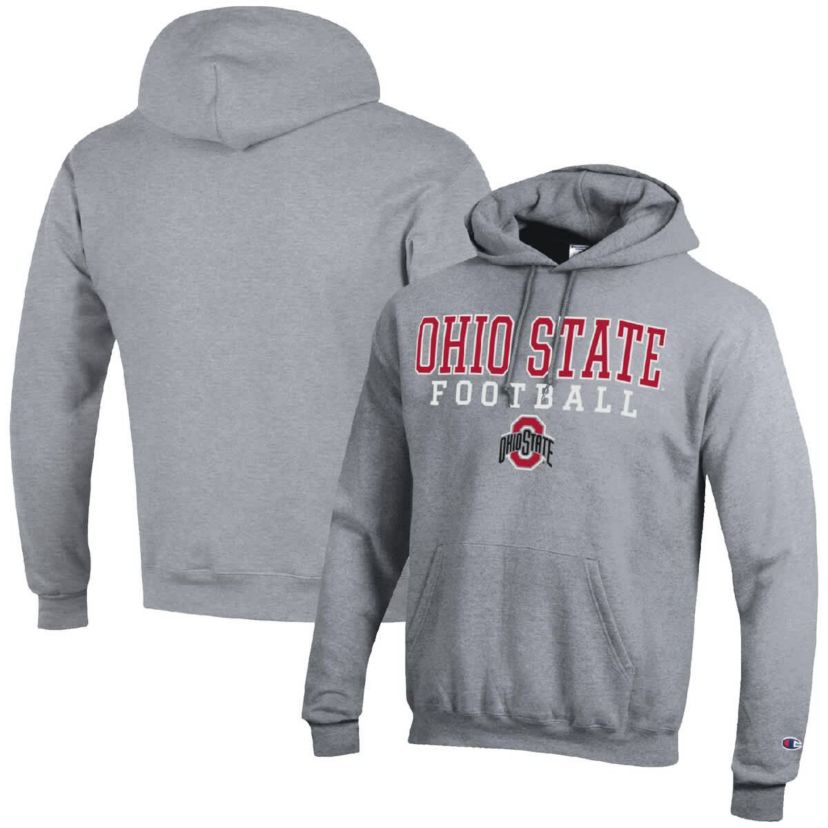 NCAA Ohio State Buckeyes Football Stack Pullover Hoodie