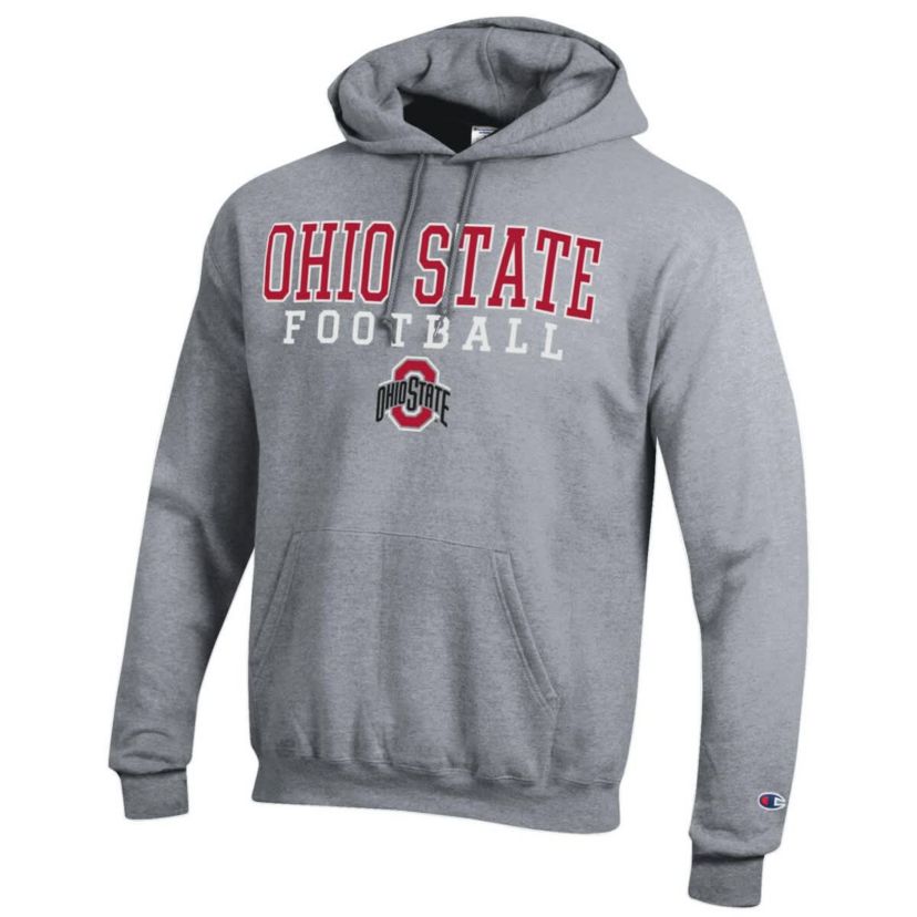 NCAA Ohio State Buckeyes Football Stack Pullover Hoodie
