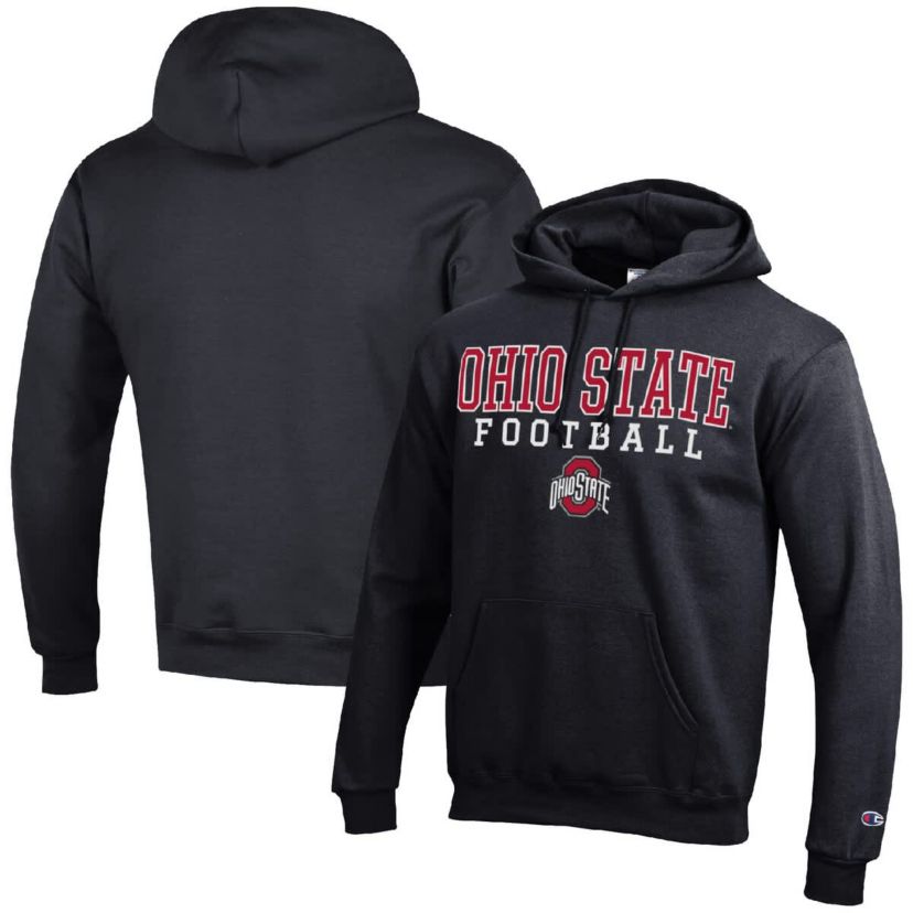 NCAA Ohio State Buckeyes Football Stack Pullover Hoodie