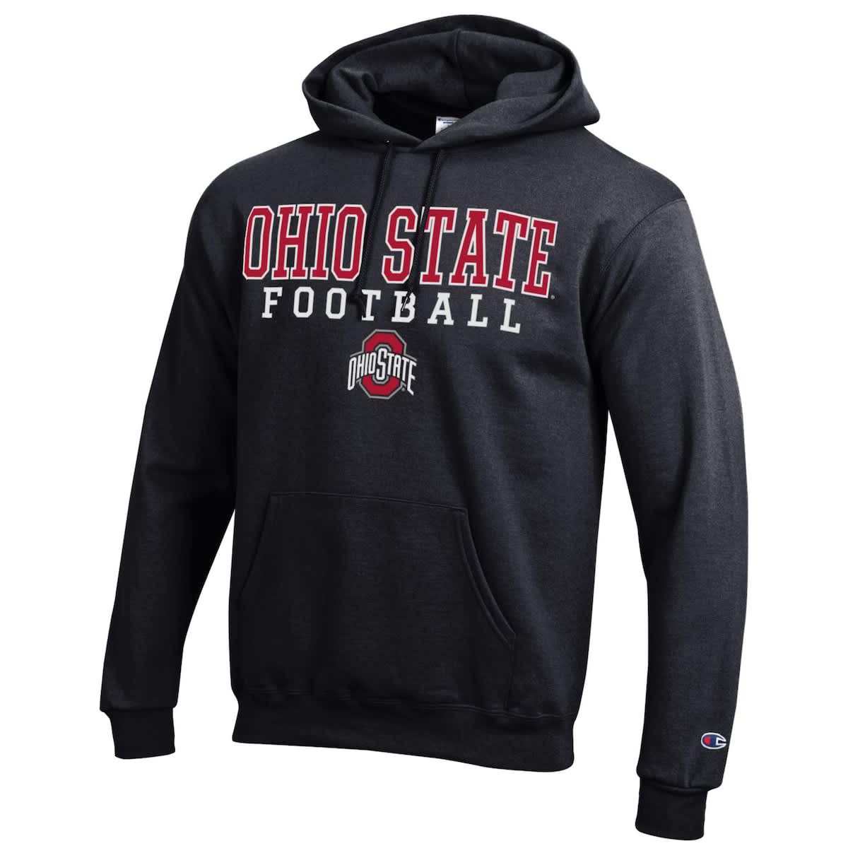 NCAA Ohio State Buckeyes Football Stack Pullover Hoodie