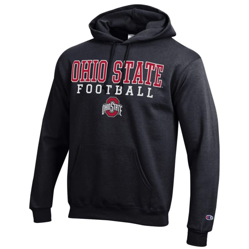 NCAA Ohio State Buckeyes Football Stack Pullover Hoodie