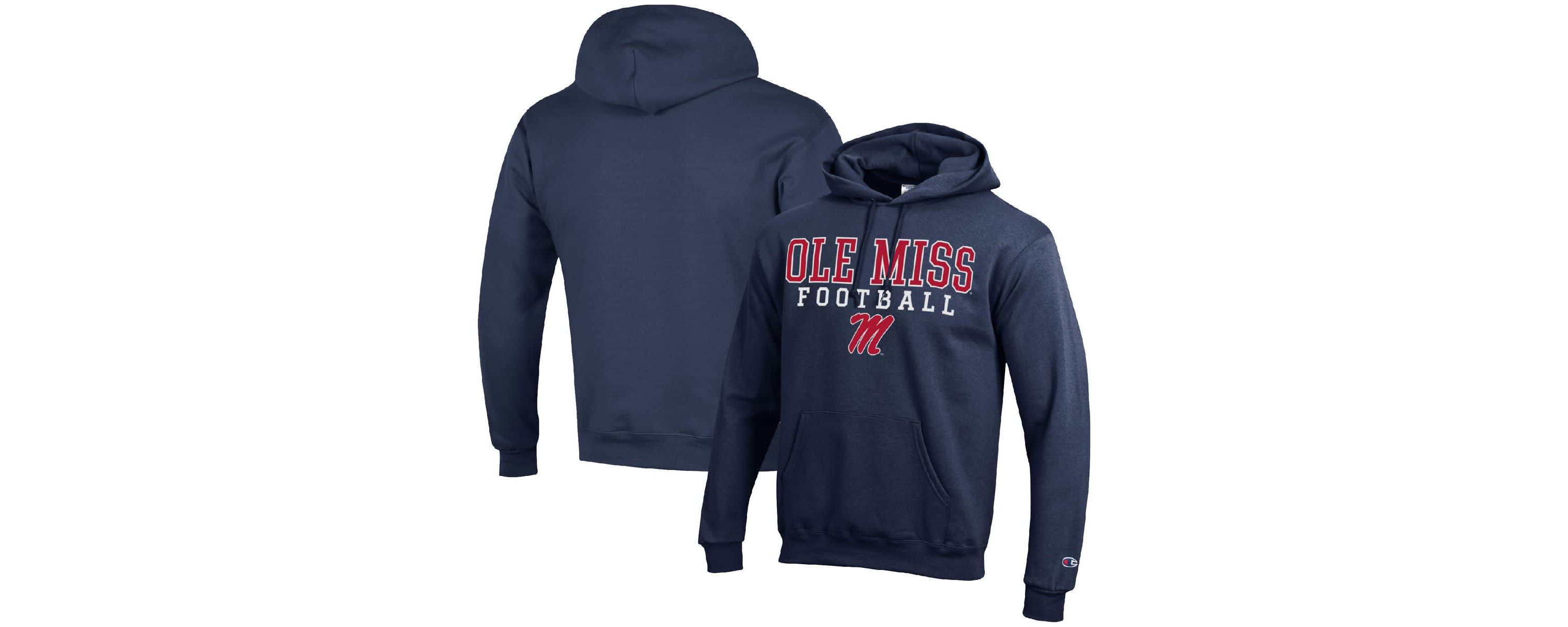 NCAA Ole Miss Rebels Football Stack Pullover Hoodie