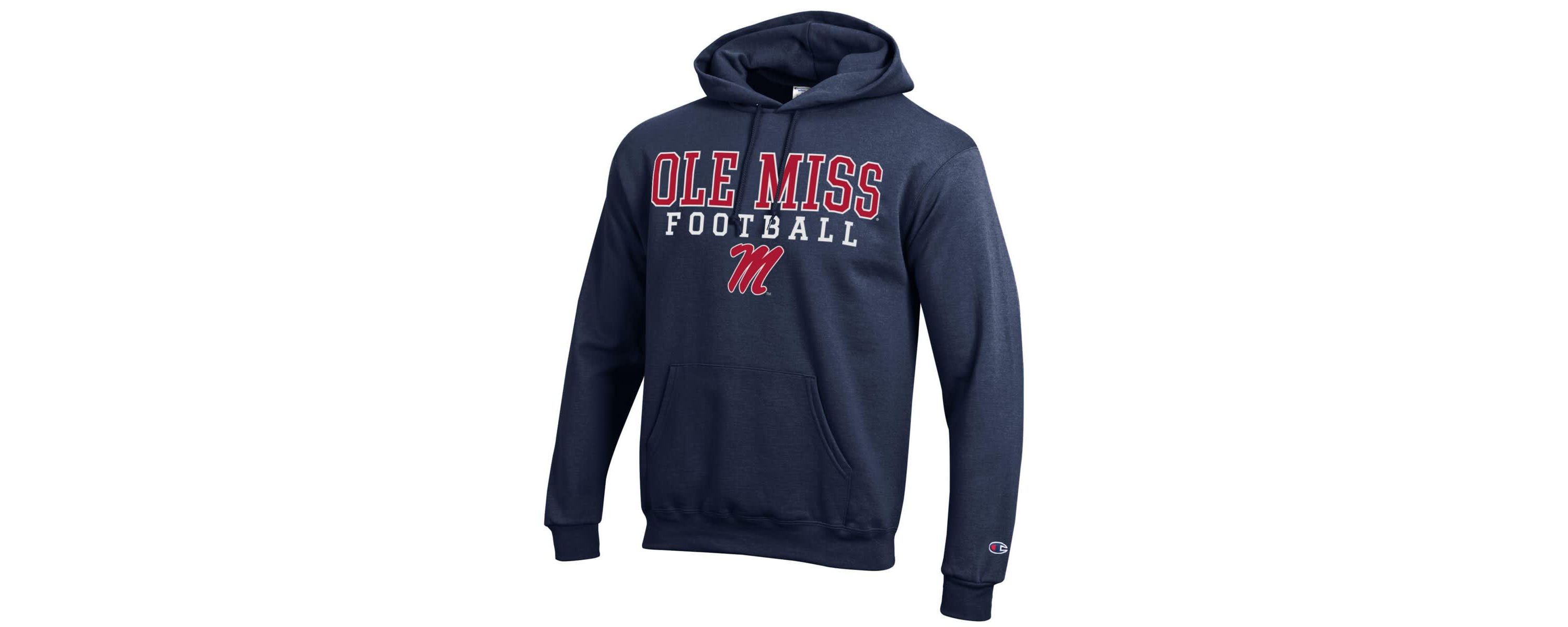 NCAA Ole Miss Rebels Football Stack Pullover Hoodie