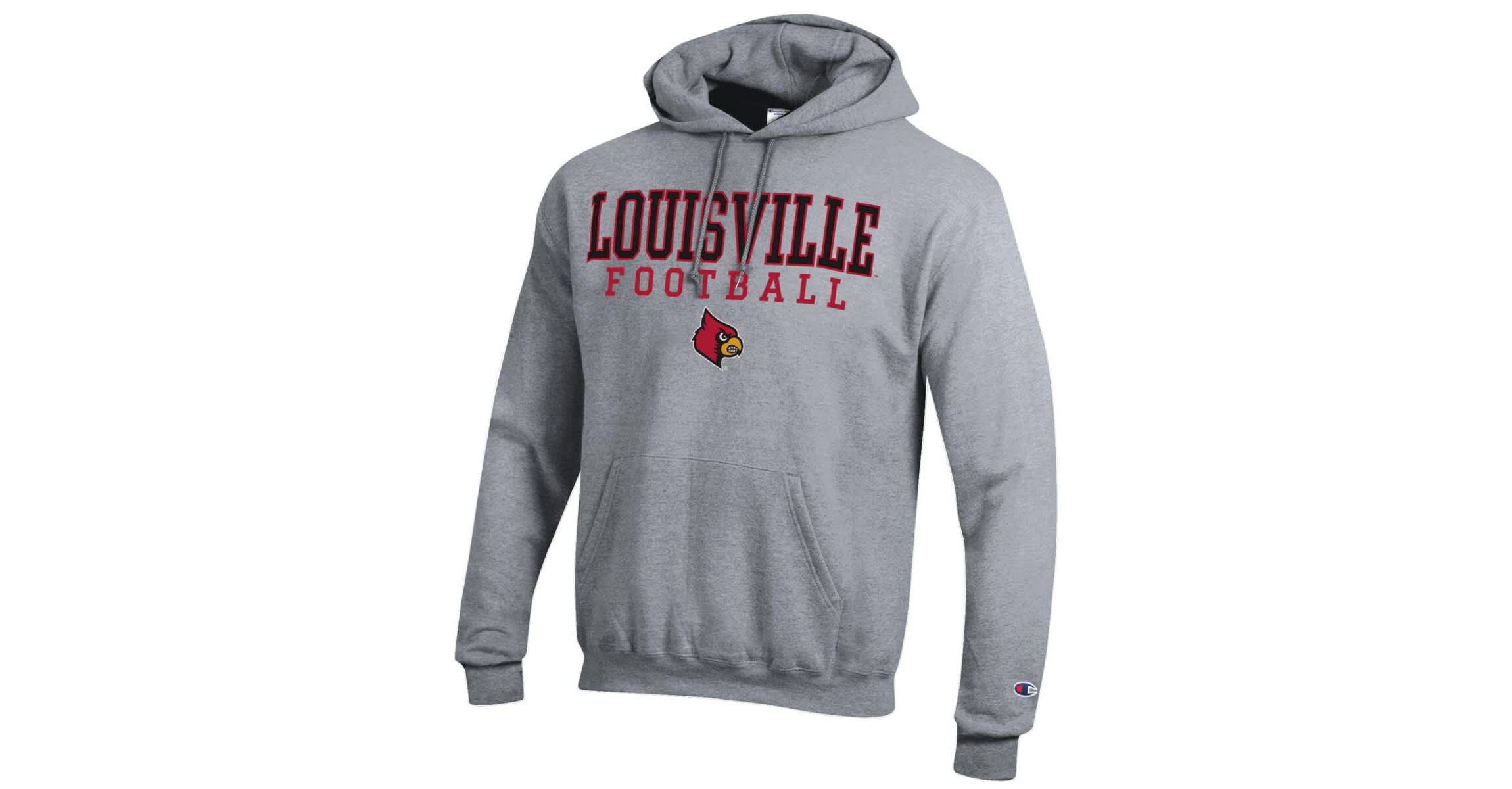 NCAA Louisville Cardinals Football Stack Pullover Hoodie