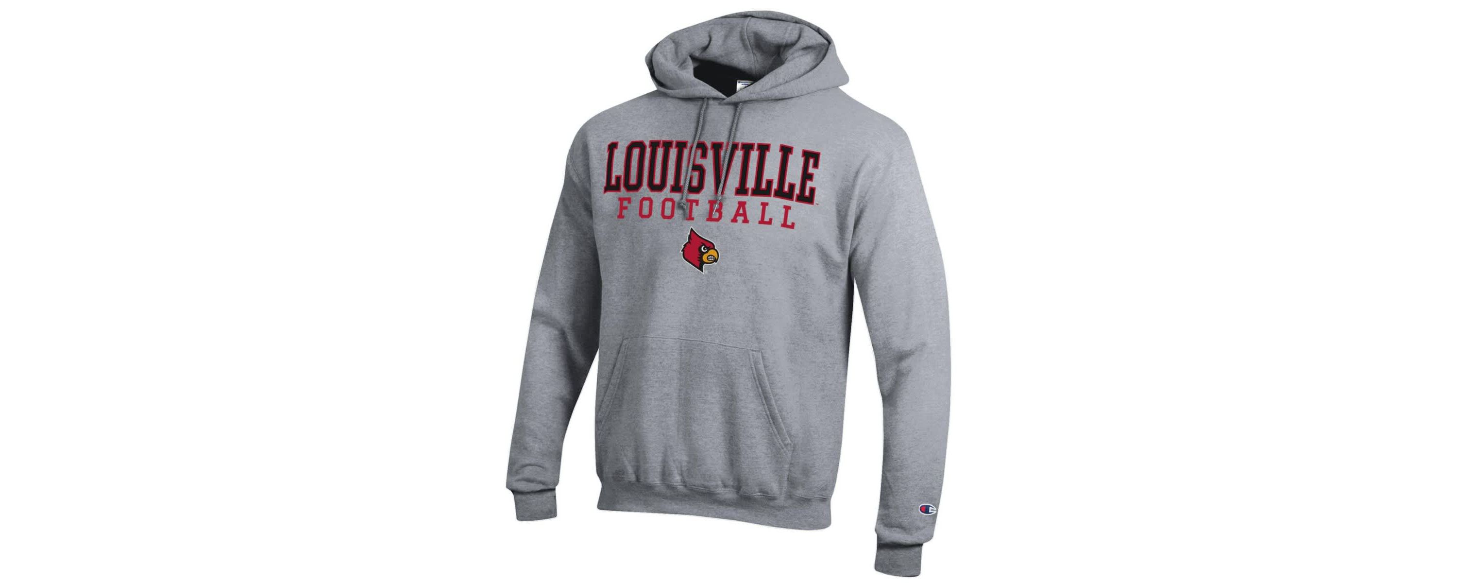 NCAA Louisville Cardinals Football Stack Pullover Hoodie