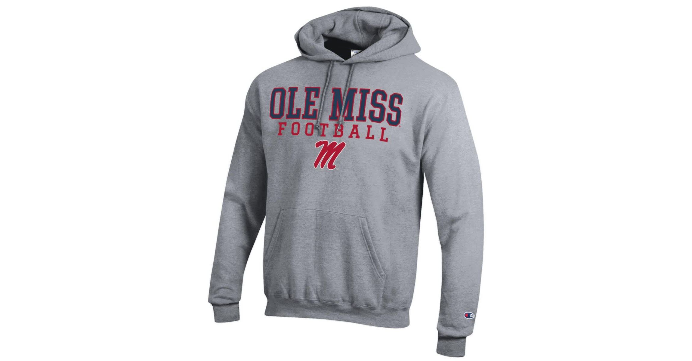 NCAA Ole Miss Rebels Football Stack Pullover Hoodie