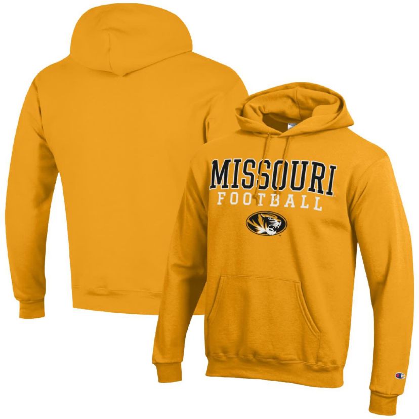 NCAA Missouri Tigers Football Stack Pullover Hoodie