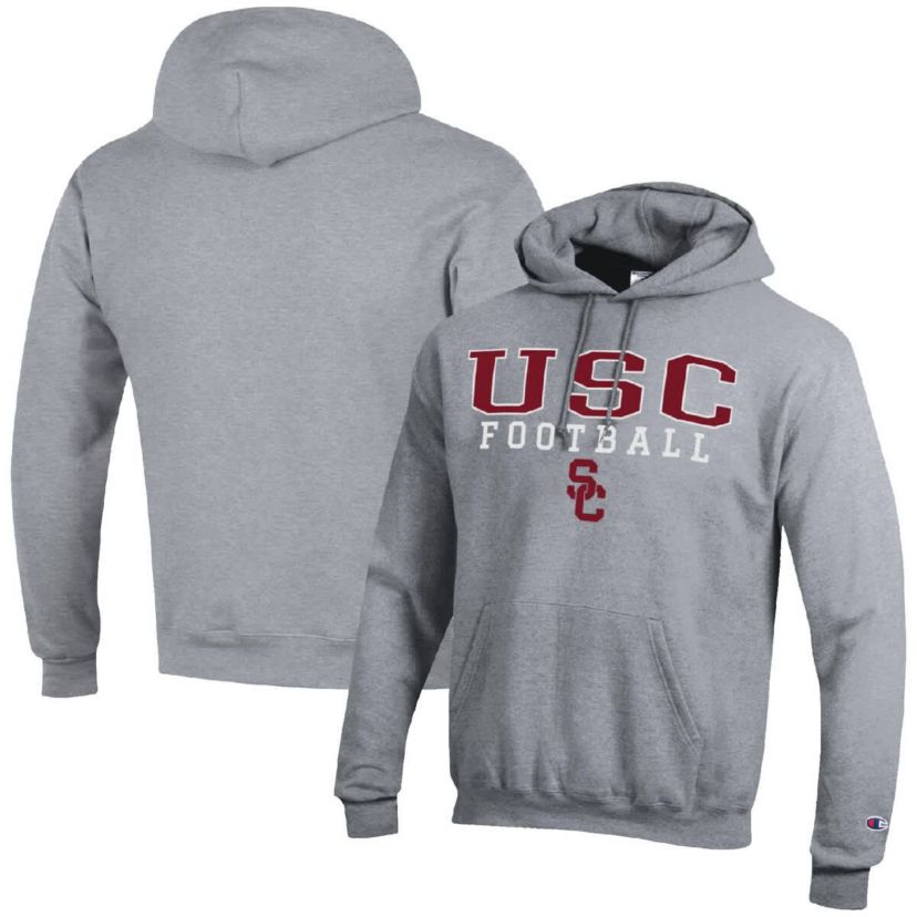 NCAA USC Trojans Football Stack Pullover Hoodie