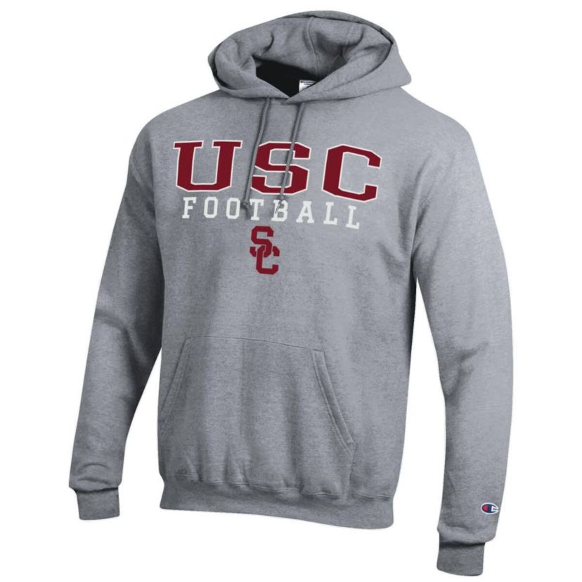 NCAA USC Trojans Football Stack Pullover Hoodie