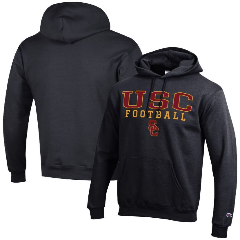NCAA USC Trojans Football Stack Pullover Hoodie