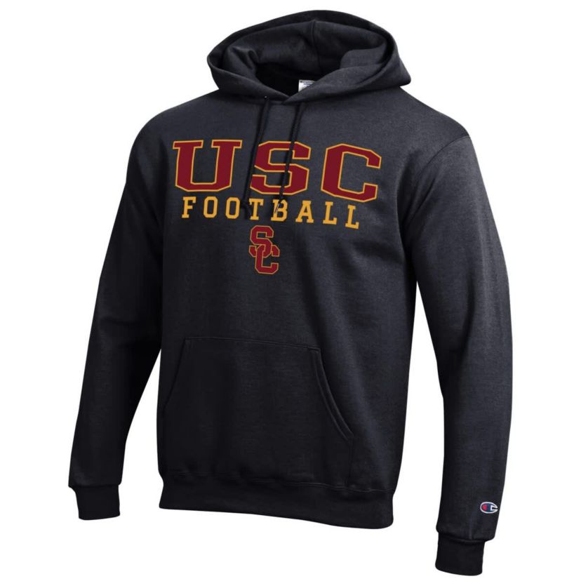 NCAA USC Trojans Football Stack Pullover Hoodie