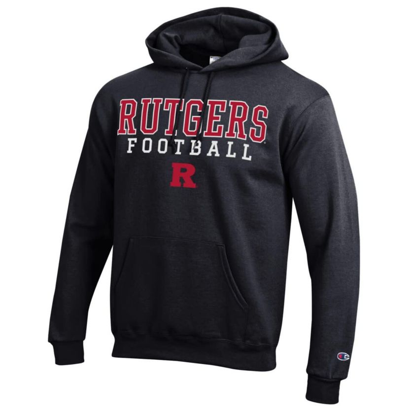 Rutgers Scarlet Knights NCAA Rutgers Knights Football Stack Pullover Hoodie