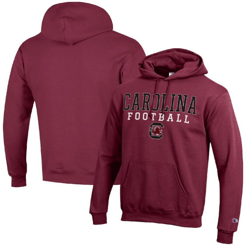 NCAA South Carolina Gamecocks Football Stack Pullover Hoodie