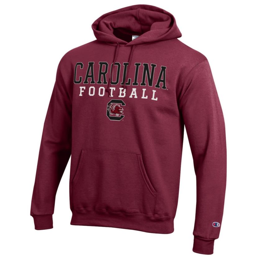 NCAA South Carolina Gamecocks Football Stack Pullover Hoodie
