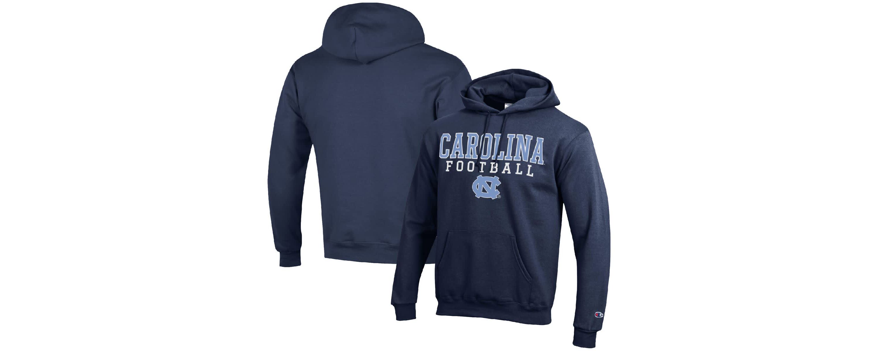 NCAA North Carolina Tar Heels Football Stack Pullover Hoodie