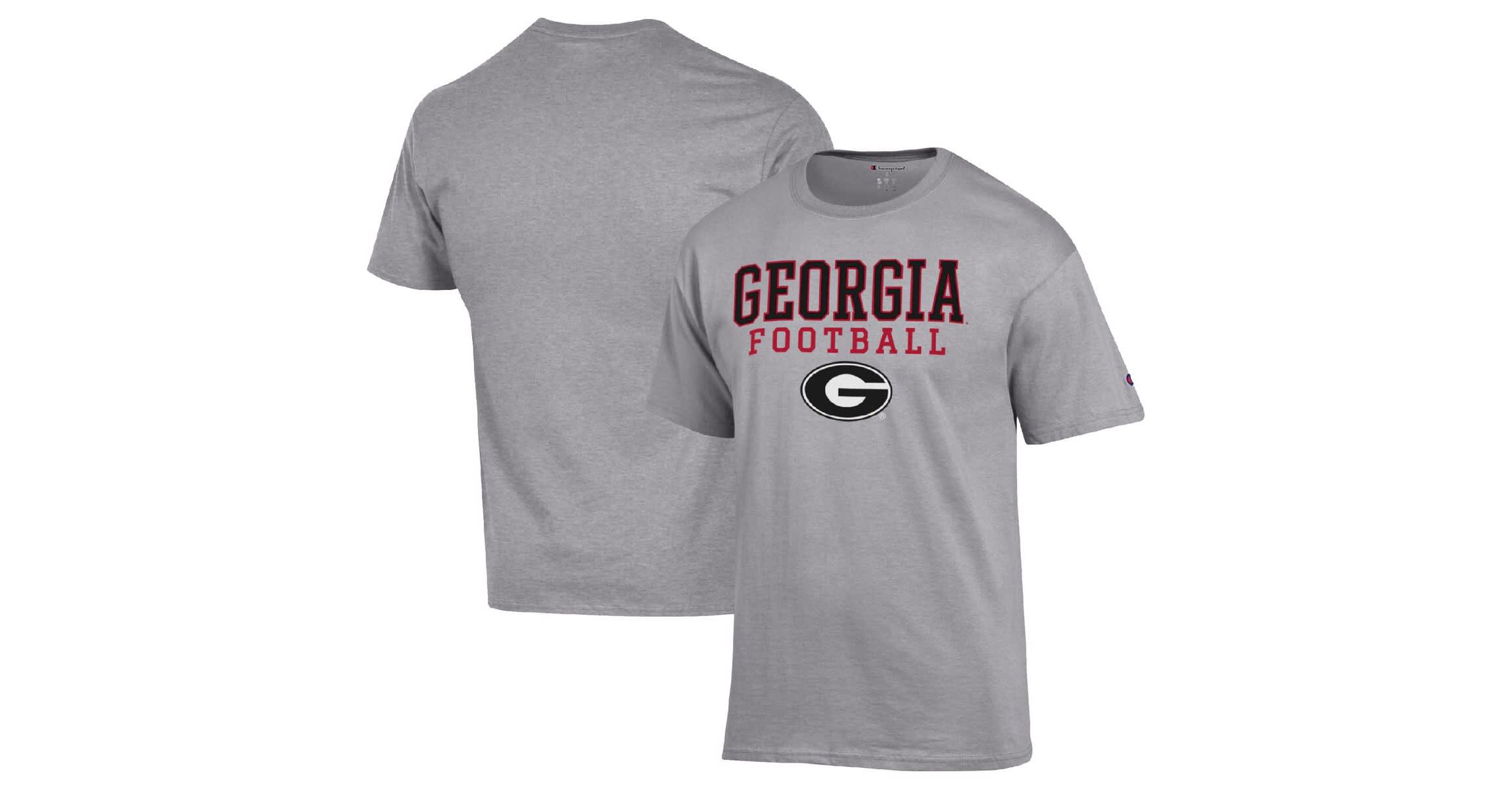 NCAA Georgia Bulldogs Football Stack T-Shirt