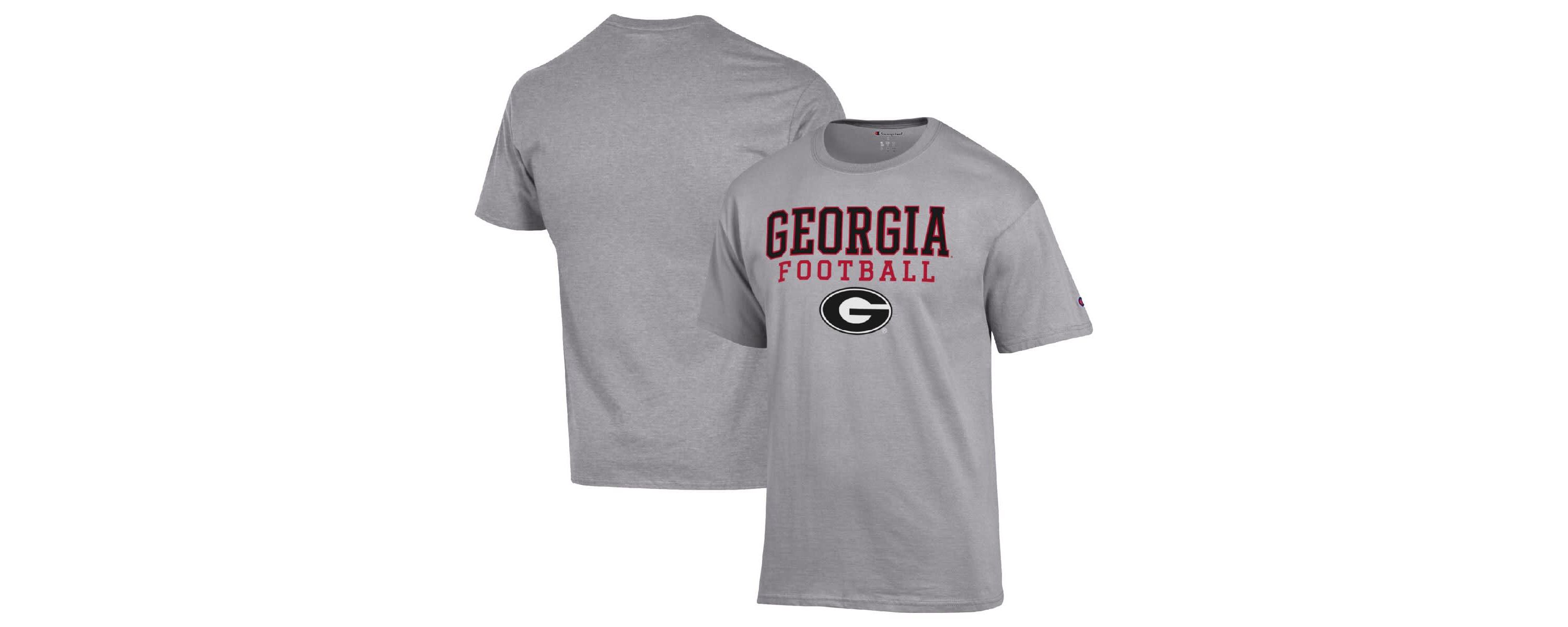 NCAA Georgia Bulldogs Football Stack T-Shirt