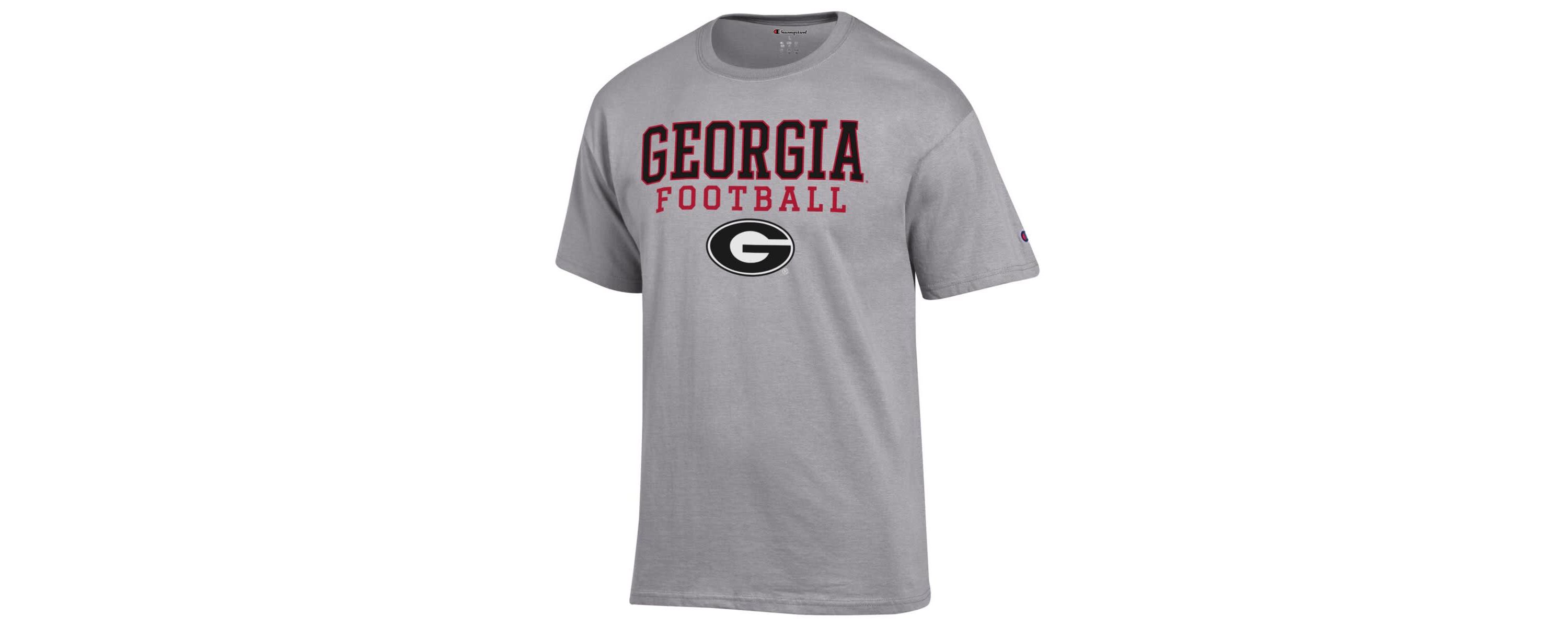 NCAA Georgia Bulldogs Football Stack T-Shirt