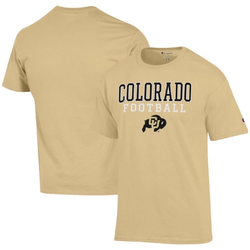 NCAA Colorado Buffaloes Football Stack T-Shirt