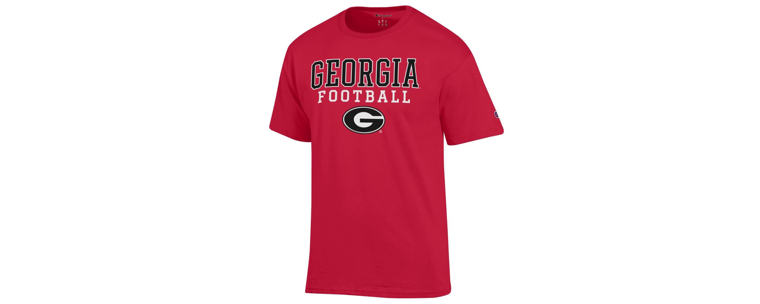 NCAA Georgia Bulldogs Football Stack T-Shirt