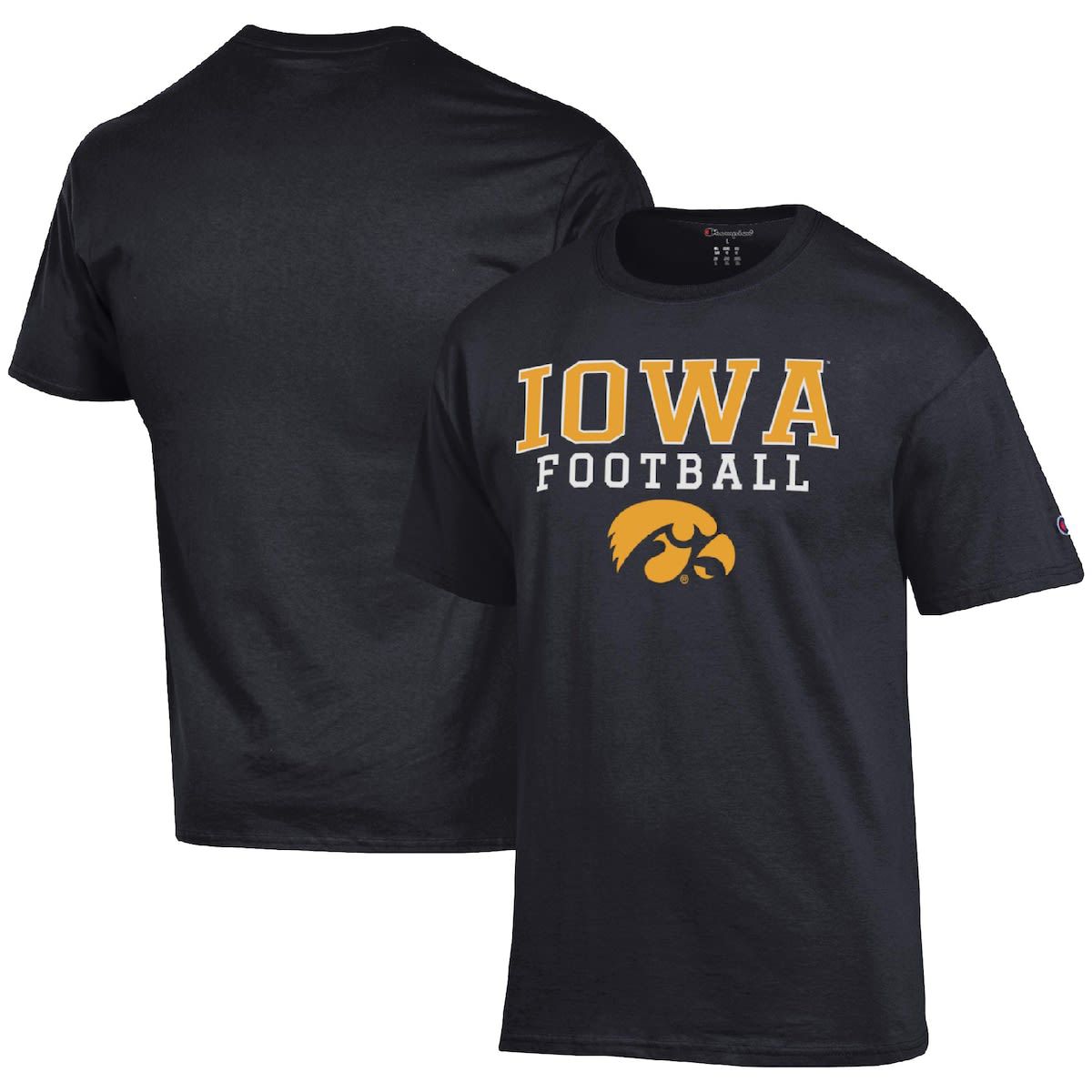 NCAA Iowa Hawkeyes Football Stack T-Shirt