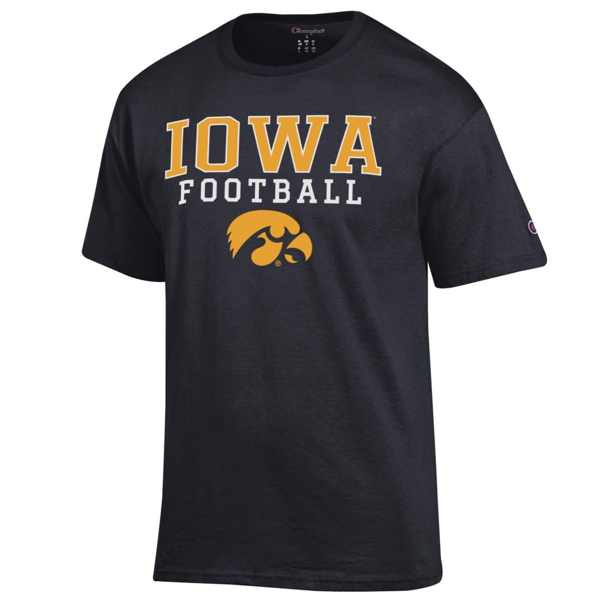 NCAA Iowa Hawkeyes Football Stack T-Shirt