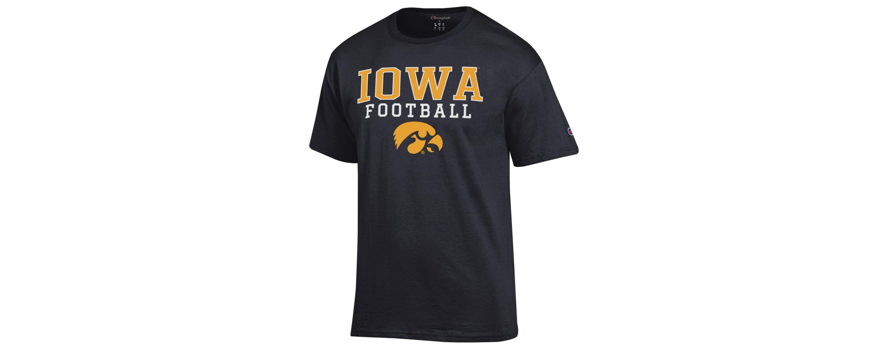 NCAA Iowa Hawkeyes Football Stack T-Shirt