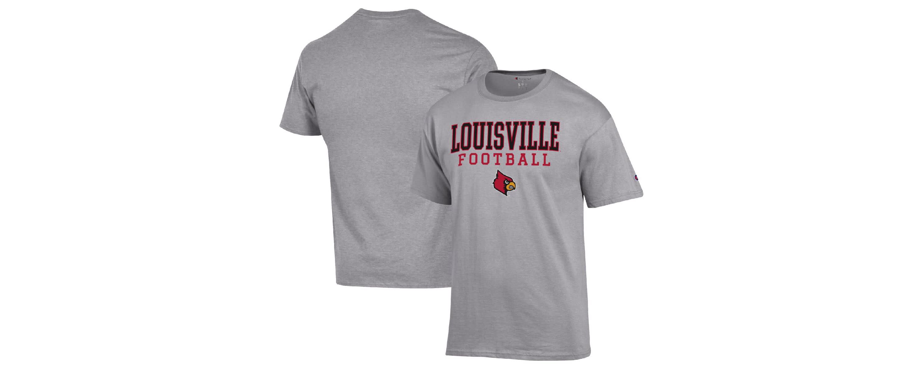 NCAA Louisville Cardinals Football Stack T-Shirt