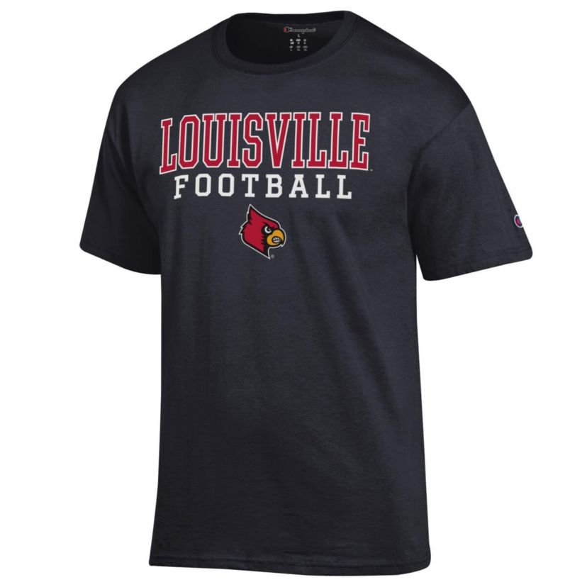 NCAA Louisville Cardinals Football Stack T-Shirt