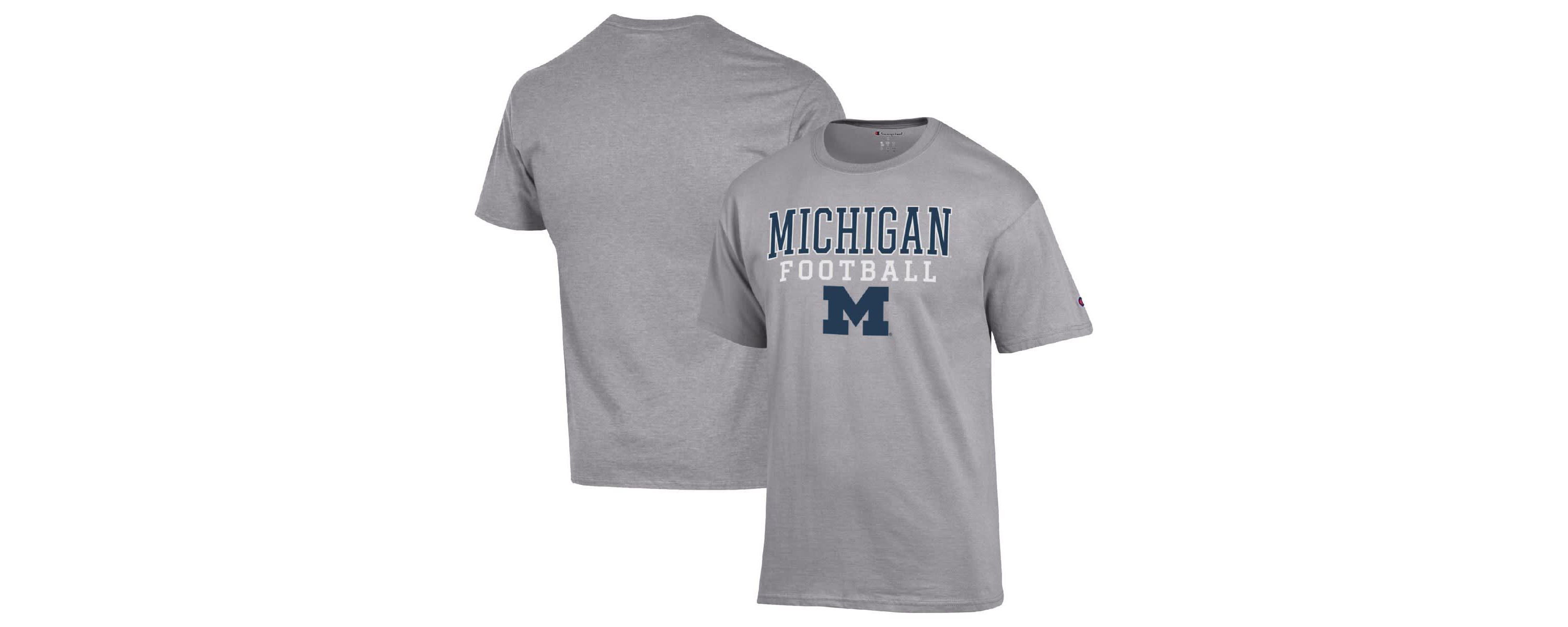 NCAA Michigan Wolverines Football Stack T-Shirt