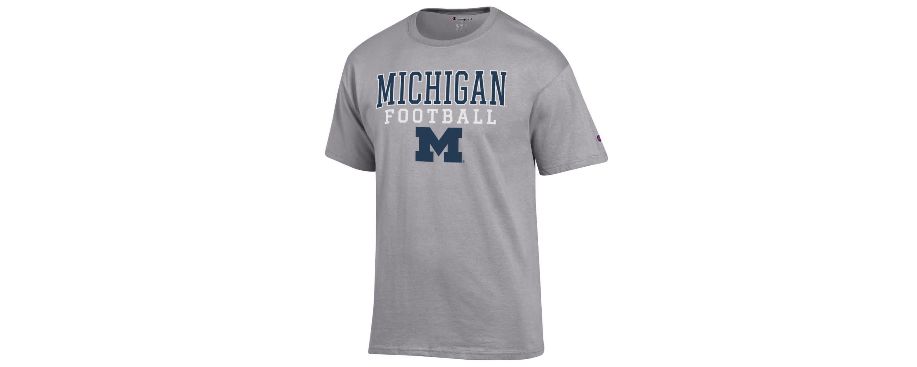 NCAA Michigan Wolverines Football Stack T-Shirt