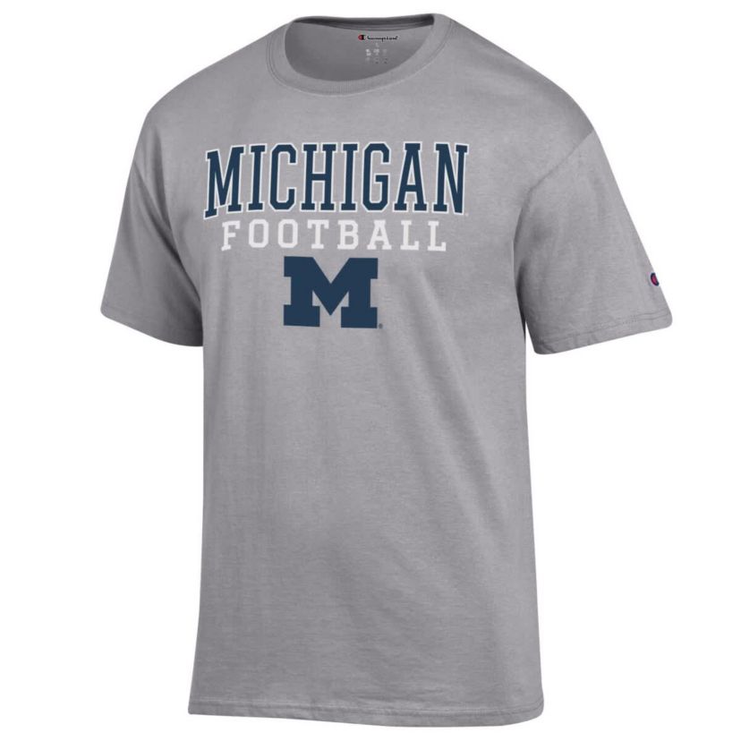 NCAA Michigan Wolverines Football Stack T-Shirt