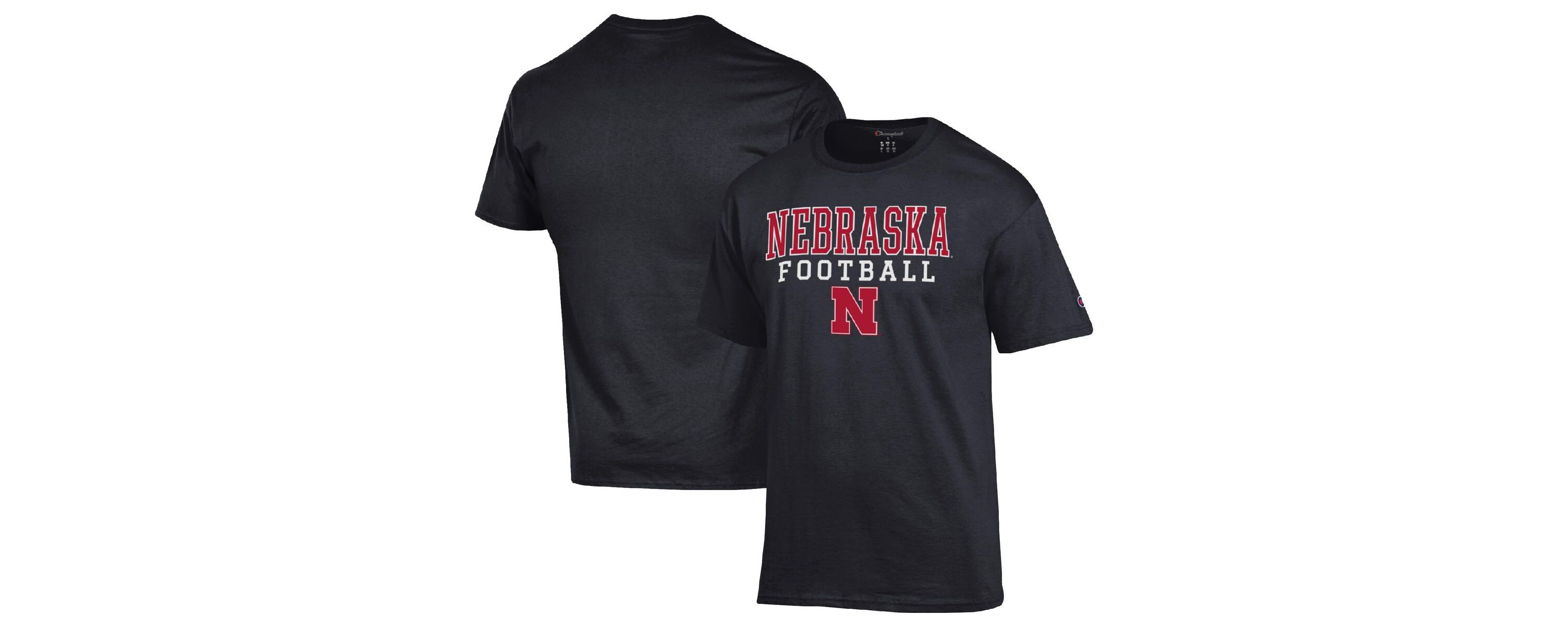 NCAA Nebraska Huskers Football Stack T-Shirt