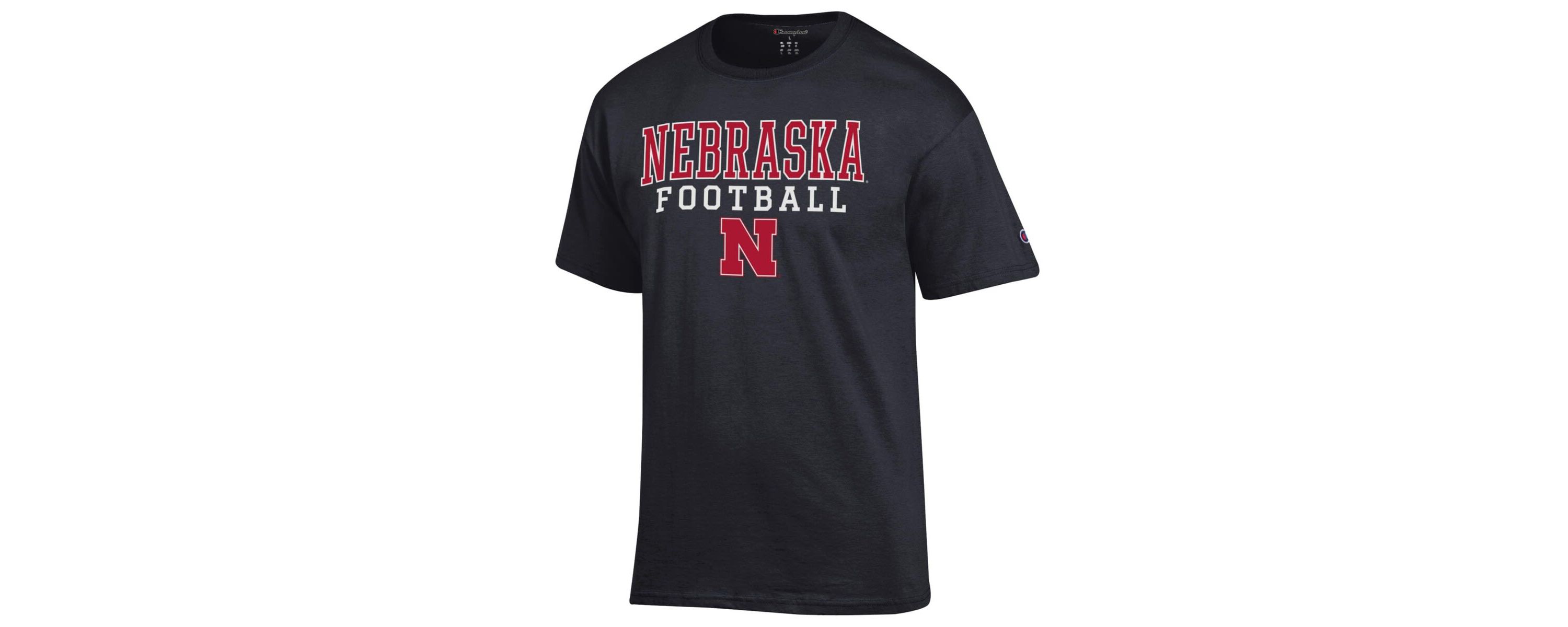 NCAA Nebraska Huskers Football Stack T-Shirt