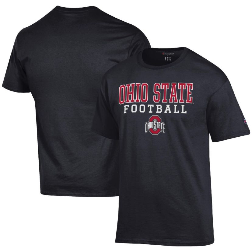 NCAA Ohio State Buckeyes Football Stack T-Shirt