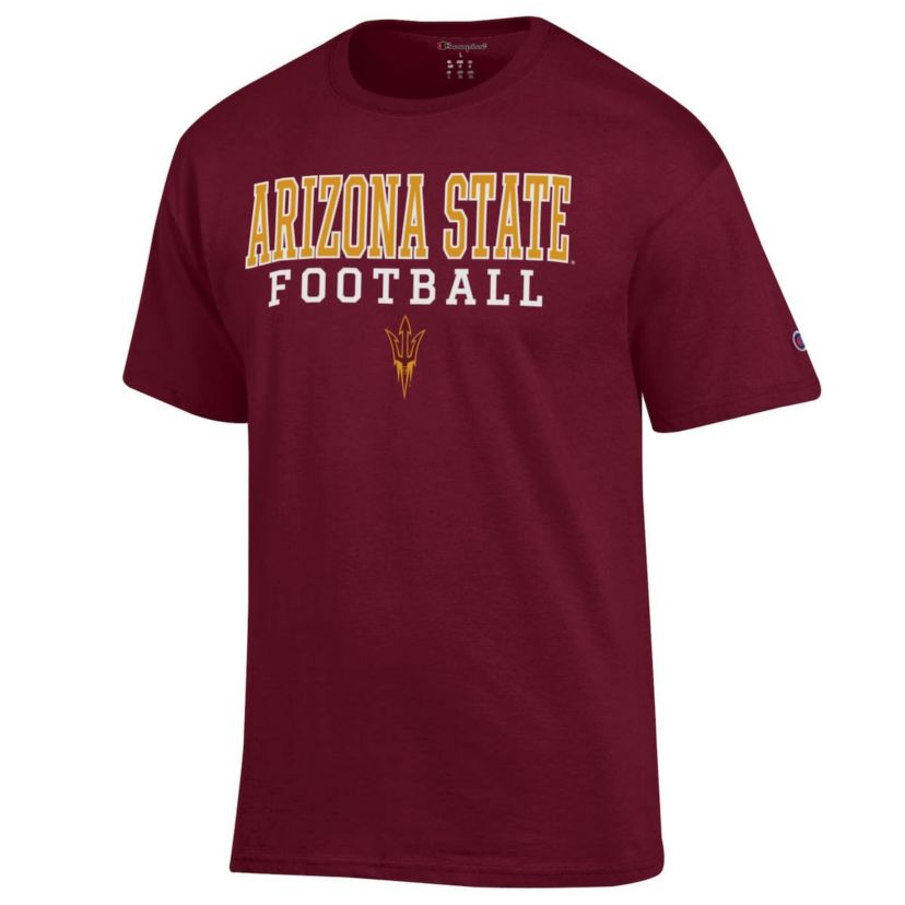 NCAA Arizona State Sun Devils Football Stack T-Shirt