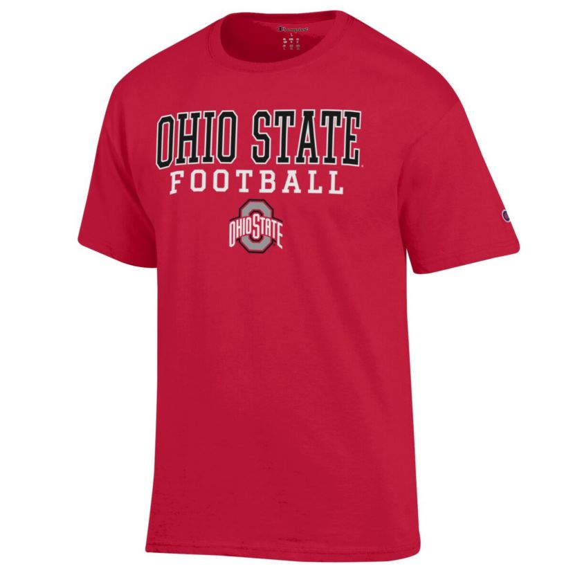 NCAA Ohio State Buckeyes Football Stack T-Shirt