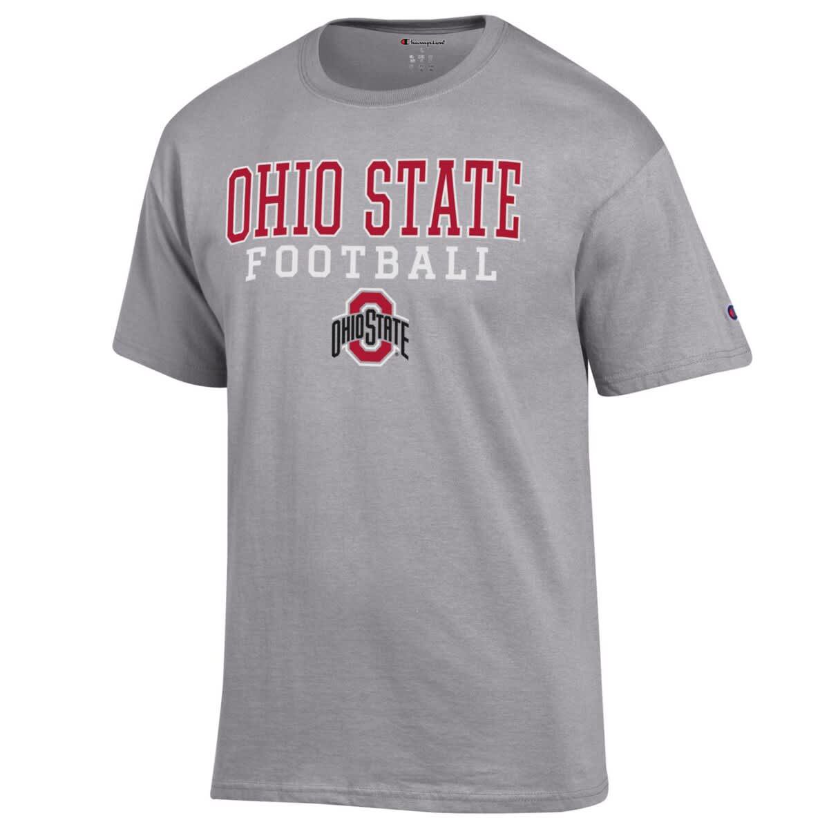 Champion® NCAA Ohio State Buckeyes Football Stack T-Shirt | Belk