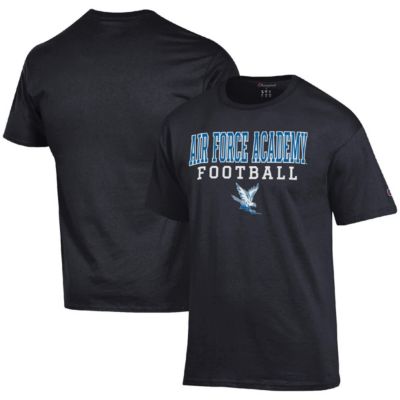 Champion Mens NCAA Air Force Falcons Football Stack TShirt