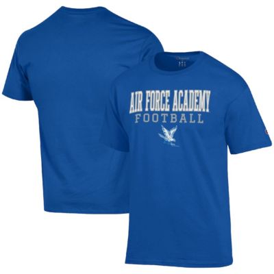 Champion Mens NCAA Air Force Falcons Football Stack TShirt