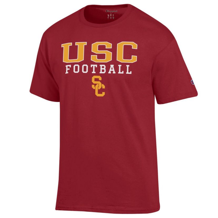 NCAA USC Trojans Football Stack T-Shirt