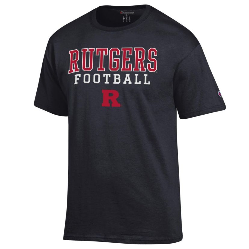 Rutgers Scarlet Knights NCAA Rutgers Knights Football Stack T-Shirt