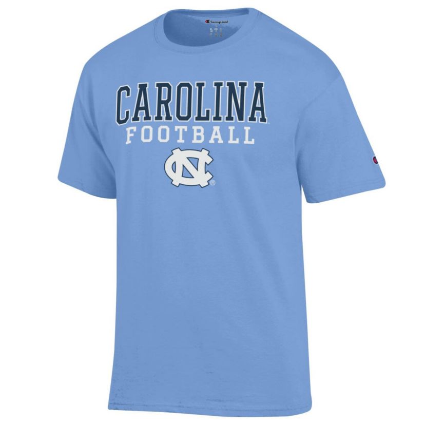 NCAA Carolina North Carolina Tar Heels Football Stack T-Shirt