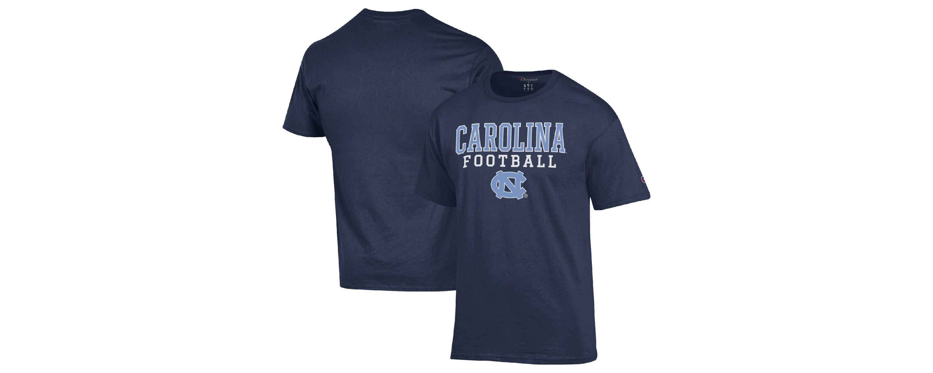 NCAA North Carolina Tar Heels Football Stack T-Shirt