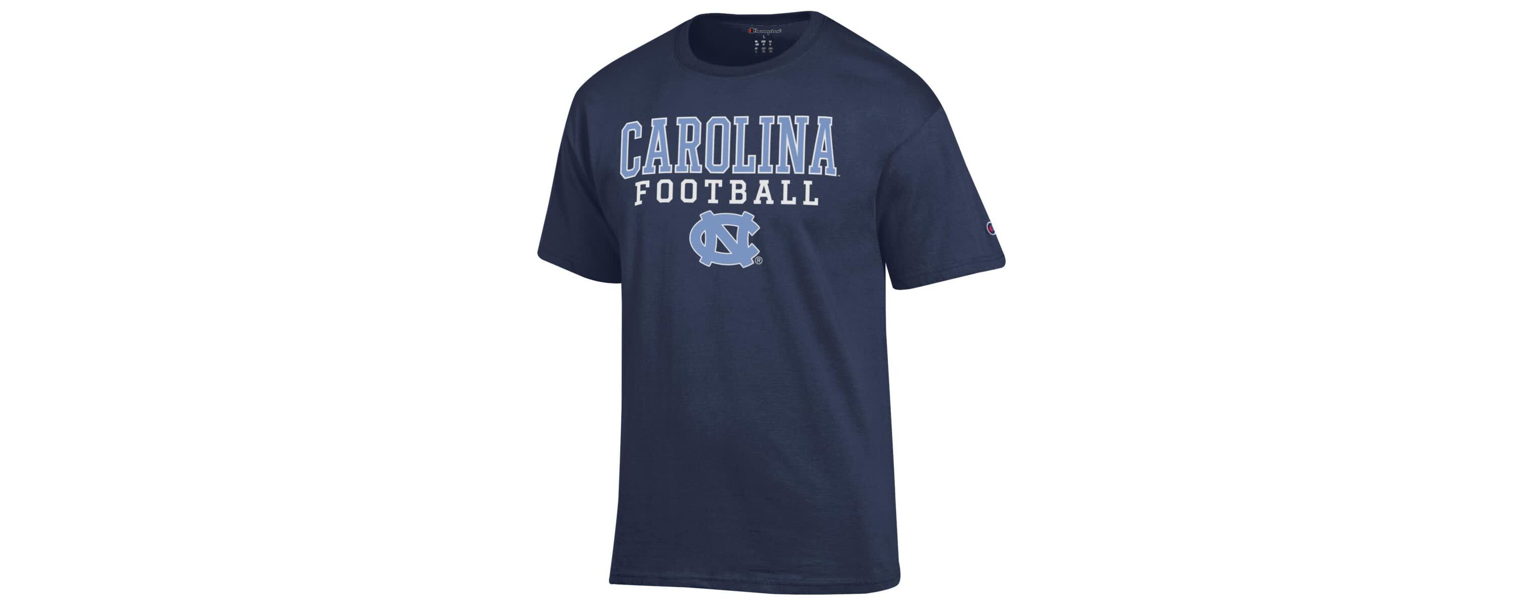 NCAA North Carolina Tar Heels Football Stack T-Shirt