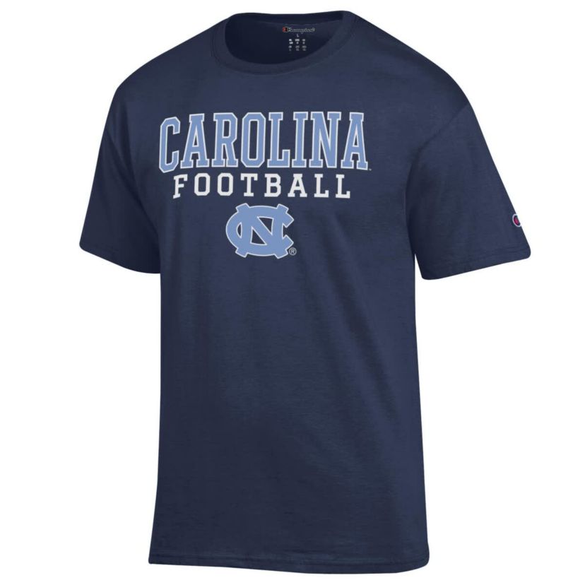 NCAA North Carolina Tar Heels Football Stack T-Shirt